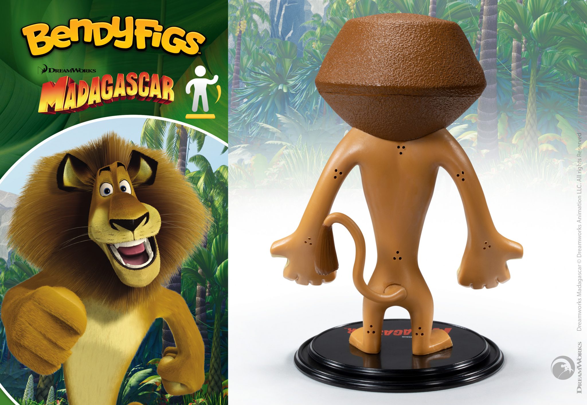 Alex (Madagaszkár) figura - Bendyfigs - Image 6