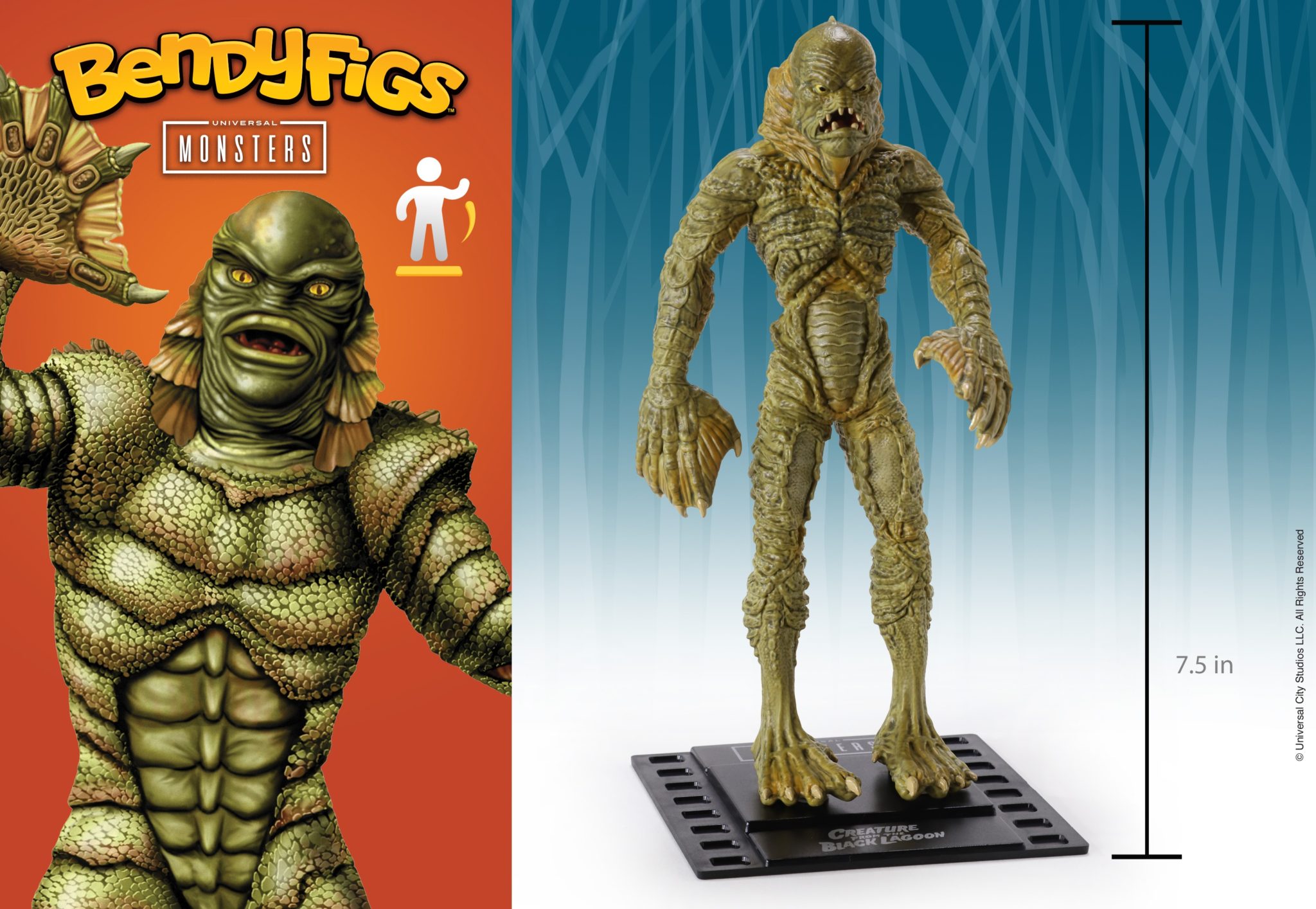 Creature from the Black Lagoon - Bendyfigs
