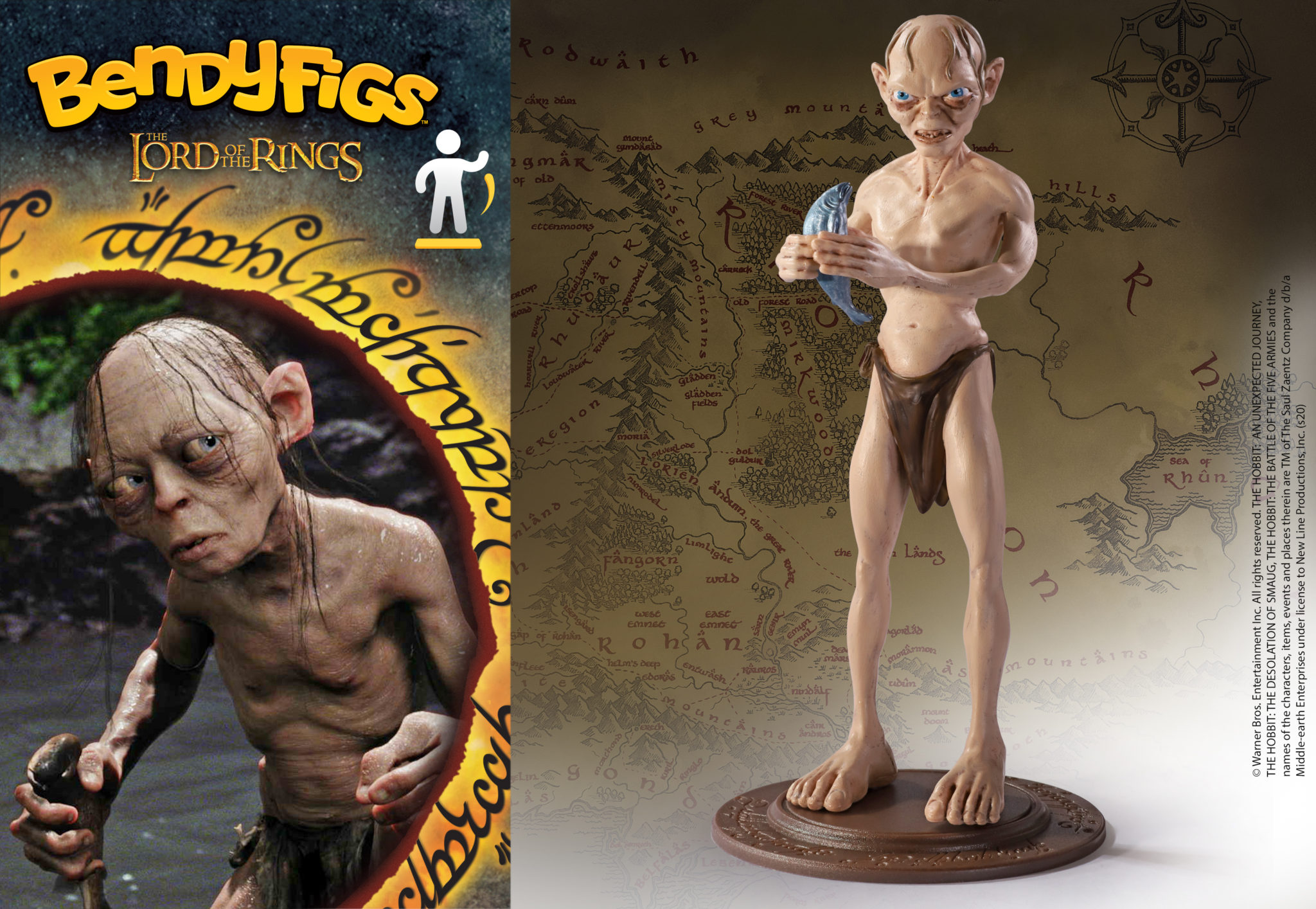 Gollam figura - Bendyfigs