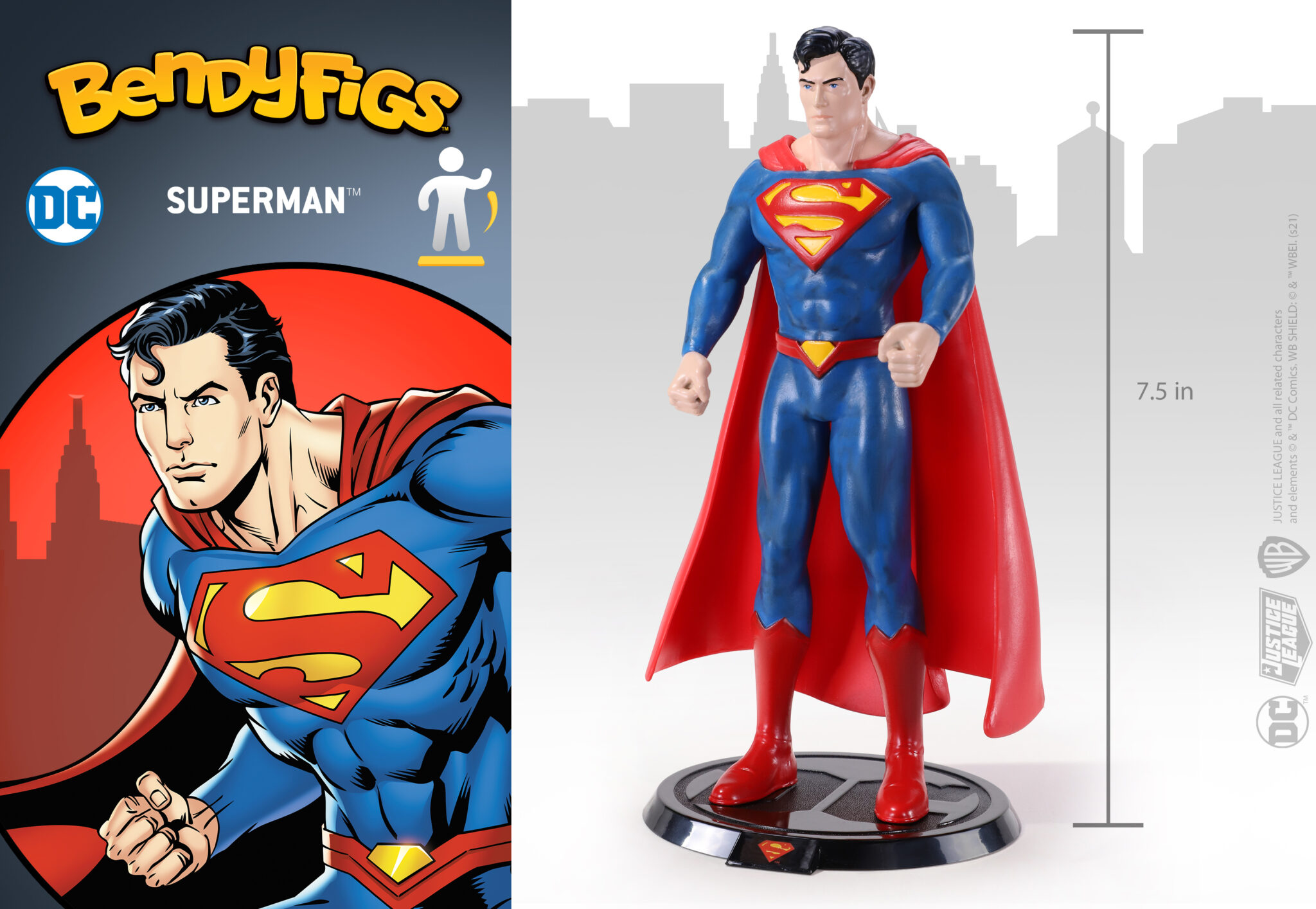 Superman figura - Bendyfigs