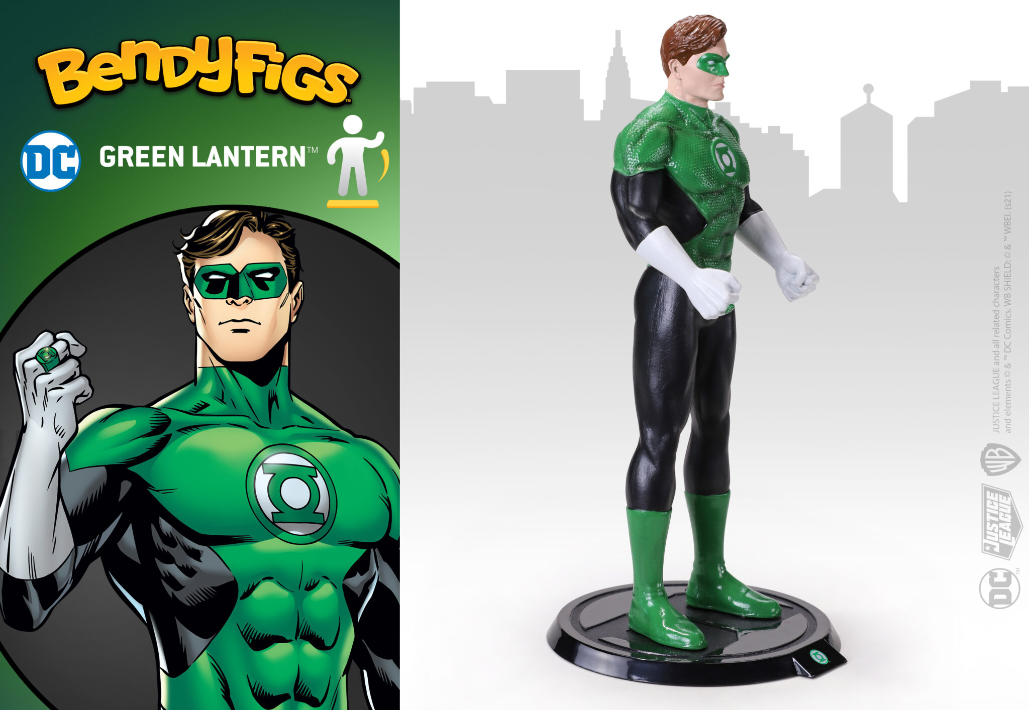 Zöld Lámpás figura - Bendyfigs - Image 4