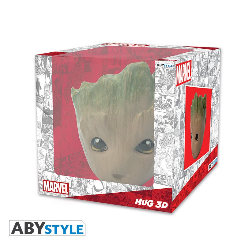 Groot 3D 300 ml bögre - Marvel