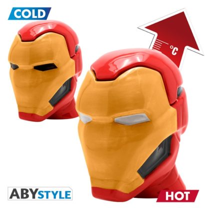 Vasember 3D 450 ml bögre - Hőre változó - Marvel - Image 3