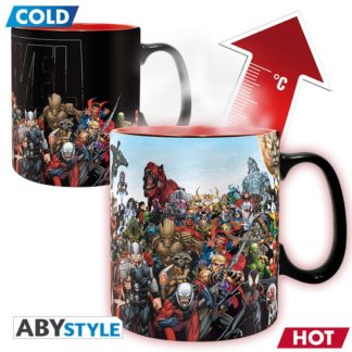 Marvel hősök 460 ml bögre - Hőre változó - Marvel