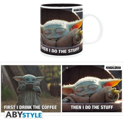 Baby Yoda kávé meme 320 ml bögre - The Mandalorian - Image 4